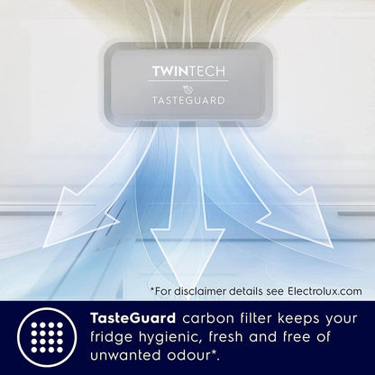 Electrolux UltimateTaste 700 524 Litres Frost Free French Door Refrigerator with NutriFresher Inverter Compressor (EHE5224C-A NIN, Arctic Silver)