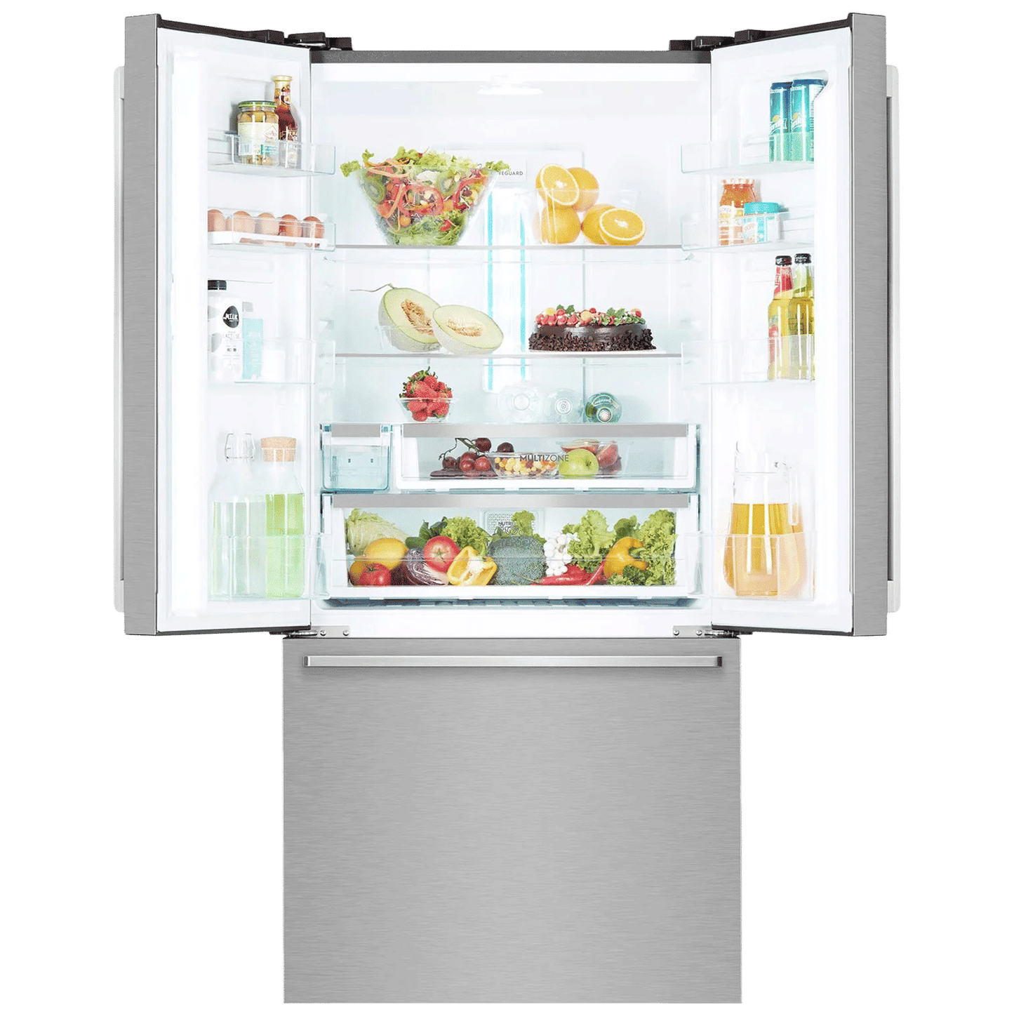 Electrolux UltimateTaste 700 524 Litres Frost Free French Door Refrigerator with NutriFresher Inverter Compressor (EHE5224C-A NIN, Arctic Silver)