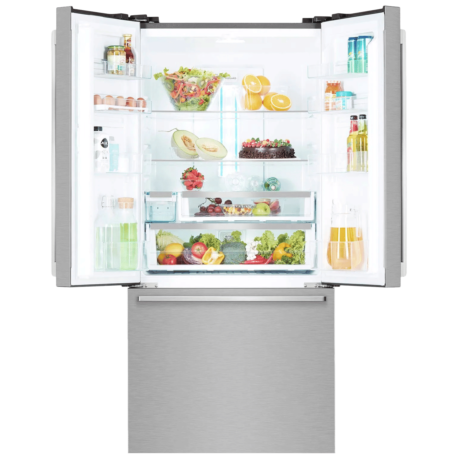 Electrolux UltimateTaste 700 524 Litres Frost Free French Door Refrigerator with NutriFresher Inverter Compressor (EHE5224C-A NIN, Arctic Silver)