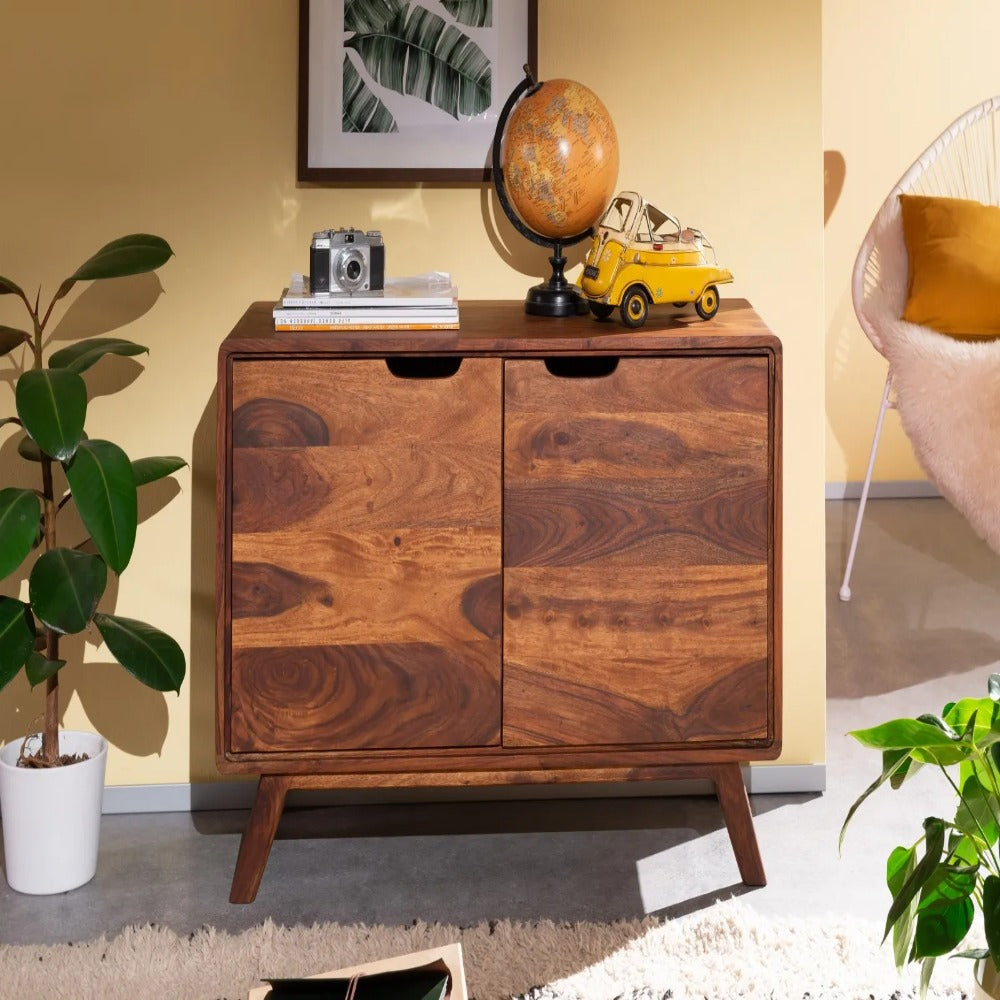 Bangalore Solid Sheesham Wood Sideboard Cabinet