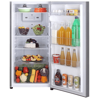 LG 288 Litres 2 Star Frost Free Double Door Convertible Refrigerator with Multi Air Flow (GL-S322SPZY.APZZEB, Shiny Steel)