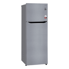 LG 288 Litres 2 Star Frost Free Double Door Convertible Refrigerator with Multi Air Flow (GL-S322SPZY.APZZEB, Shiny Steel)