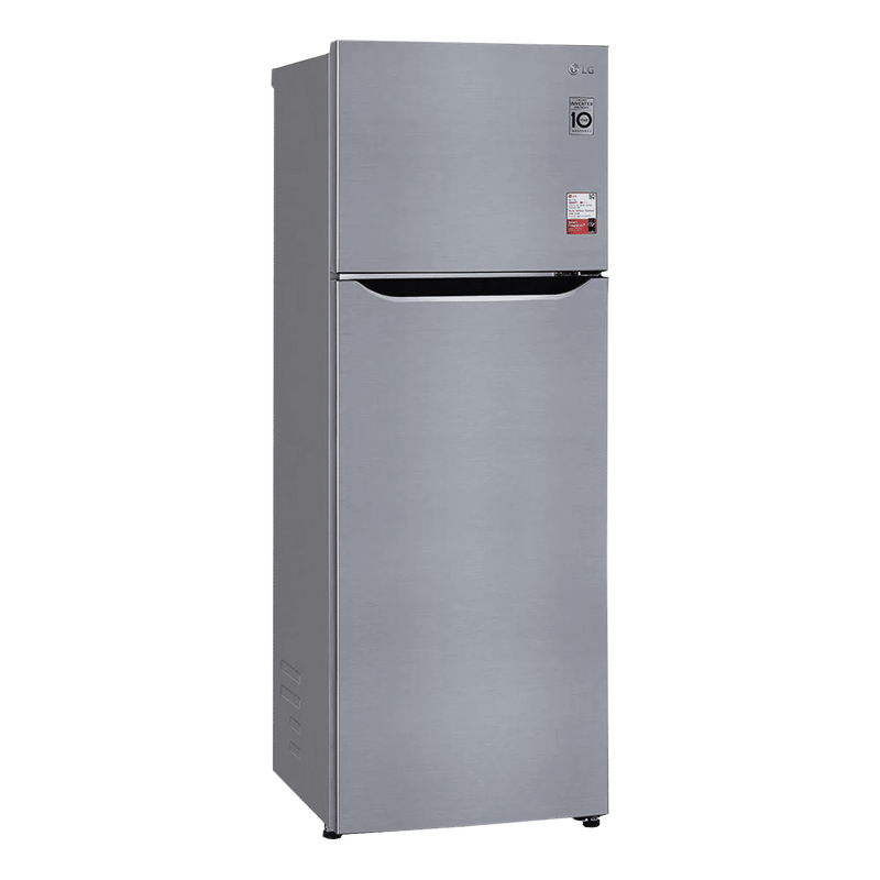 LG 288 Litres 2 Star Frost Free Double Door Convertible Refrigerator with Multi Air Flow (GL-S322SPZY.APZZEB, Shiny Steel)