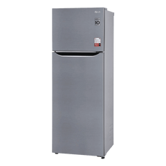 LG 288 Litres 2 Star Frost Free Double Door Convertible Refrigerator with Multi Air Flow (GL-S322SPZY.APZZEB, Shiny Steel)