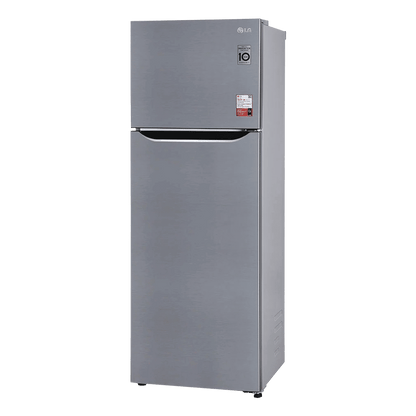 LG 288 Litres 2 Star Frost Free Double Door Convertible Refrigerator with Multi Air Flow (GL-S322SPZY.APZZEB, Shiny Steel)