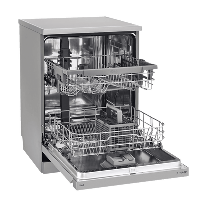 LG 14 Place Settings Free Standing Dishwasher with Inverter Direct Drive (Silver)