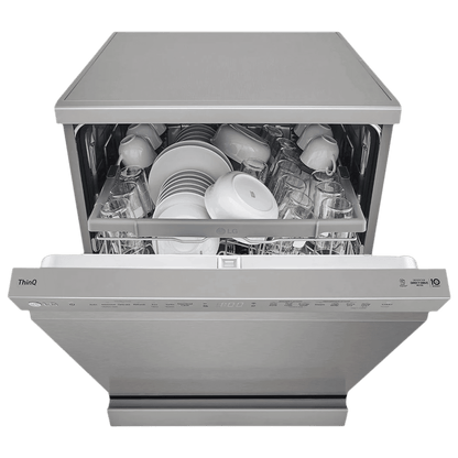 LG 14 Place Settings Free Standing Dishwasher with Inverter Direct Drive (Silver)