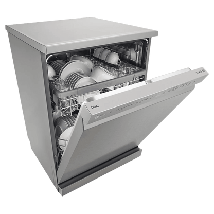 LG 14 Place Settings Free Standing Dishwasher with Inverter Direct Drive (Silver)