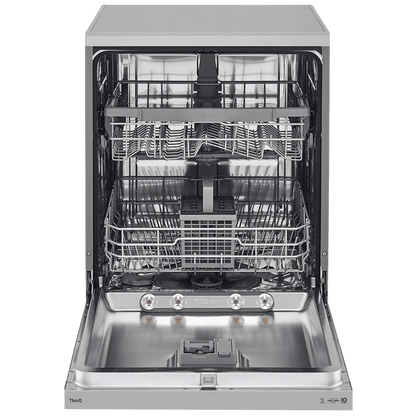 LG 14 Place Settings Free Standing Dishwasher with Inverter Direct Drive (Silver)