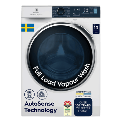 Electrolux 8 Kg 5 Star Fully Automatic Front Load Washing Machine (UltimateCare 500, EWF8024R5WB, UltraMix Technology, White)