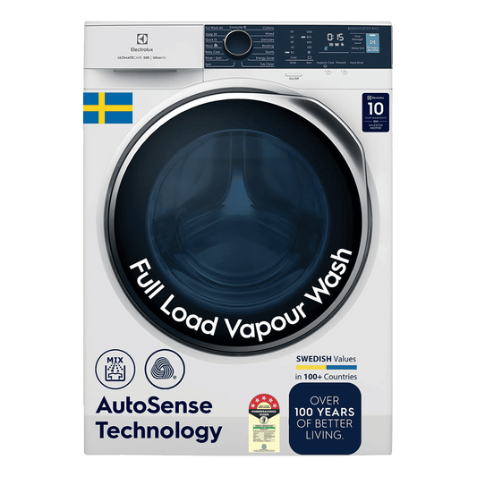 Electrolux 8 Kg 5 Star Fully Automatic Front Load Washing Machine (UltimateCare 500, EWF8024R5WB, UltraMix Technology, White)