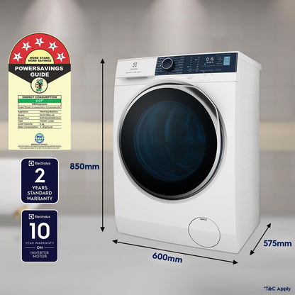 Electrolux 8 Kg 5 Star Fully Automatic Front Load Washing Machine (UltimateCare 500, EWF8024R5WB, UltraMix Technology, White)
