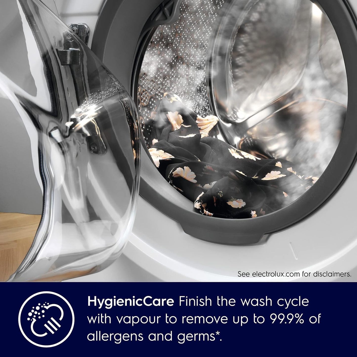 Electrolux 8 Kg 5 Star Fully Automatic Front Load Washing Machine (UltimateCare 500, EWF8024R5WB, UltraMix Technology, White)