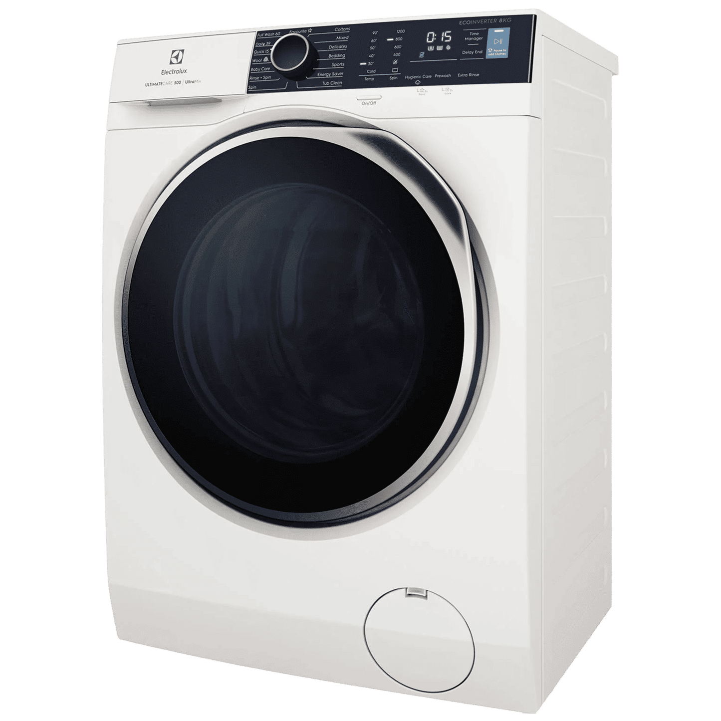 Electrolux 8 Kg 5 Star Fully Automatic Front Load Washing Machine (UltimateCare 500, EWF8024R5WB, UltraMix Technology, White)