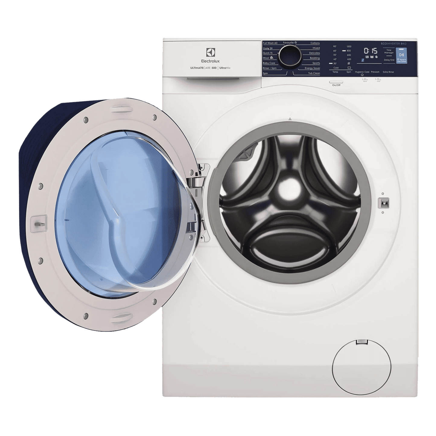 Electrolux 8 Kg 5 Star Fully Automatic Front Load Washing Machine (UltimateCare 500, EWF8024R5WB, UltraMix Technology, White)