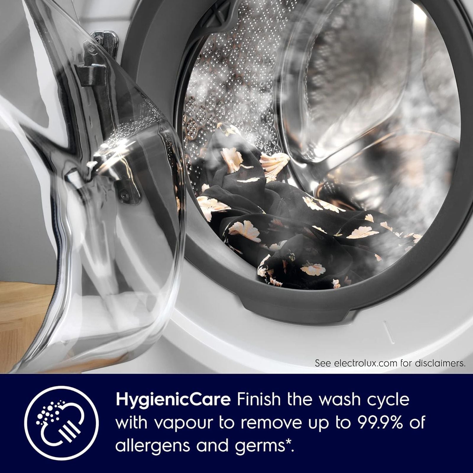 Electrolux 9 kg 5 Star Fully Automatic Front Load Washing Machine (UltimateCare 300, EWF9024D3WB, HygienicCare, White)