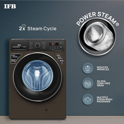 IFB 7 kg 5 Star Fully Automatic Front Load Washing Machine (Elite MXS 7012, Crescent Moon Drum, Mocha)