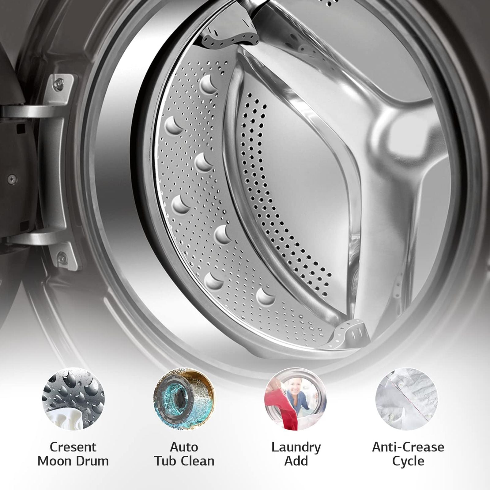 IFB 7 kg 5 Star Fully Automatic Front Load Washing Machine (Elite MXS 7012, Crescent Moon Drum, Mocha)