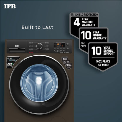 IFB 7 kg 5 Star Fully Automatic Front Load Washing Machine (Elite MXS 7012, Crescent Moon Drum, Mocha)