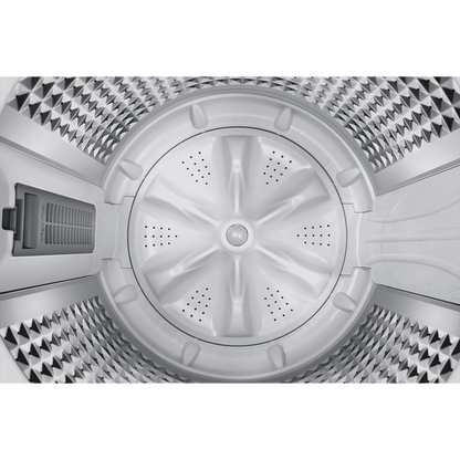 SAMSUNG 8 Kg 5 Star Inverter Fully Automatic Top Load Washing Machine (WA80BG4441BGTL, Diamond Drum, Light Grey)