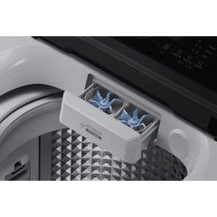 SAMSUNG 8 Kg 5 Star Inverter Fully Automatic Top Load Washing Machine (WA80BG4441BGTL, Diamond Drum, Light Grey)
