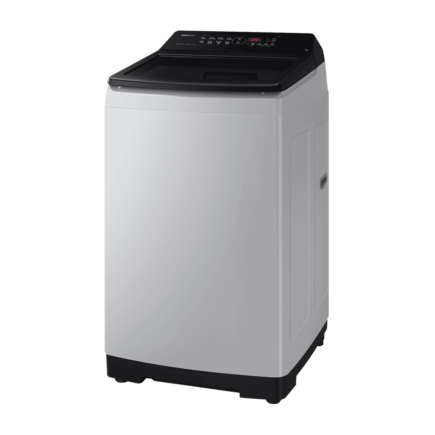 SAMSUNG 8 Kg 5 Star Inverter Fully Automatic Top Load Washing Machine (WA80BG4441BGTL, Diamond Drum, Light Grey)