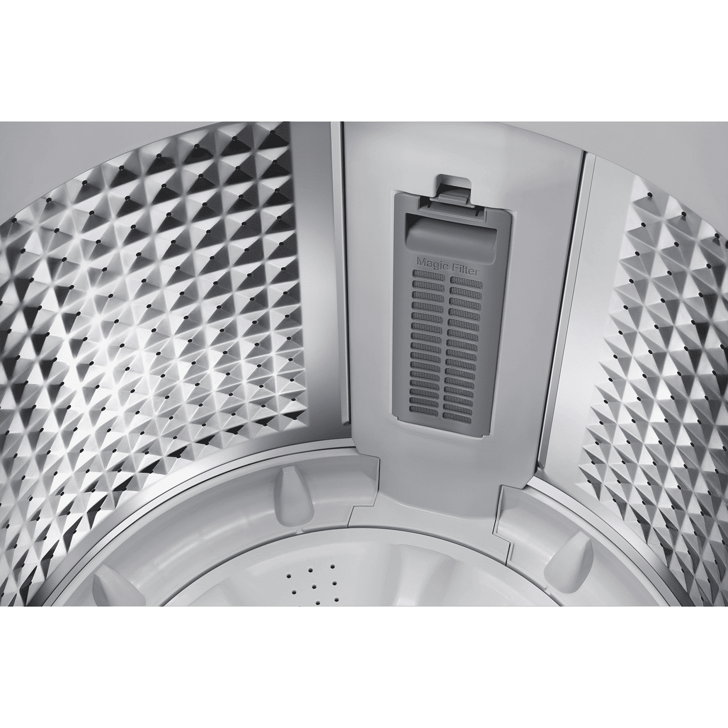 SAMSUNG 8 Kg 5 Star Inverter Fully Automatic Top Load Washing Machine (WA80BG4441BGTL, Diamond Drum, Light Grey)