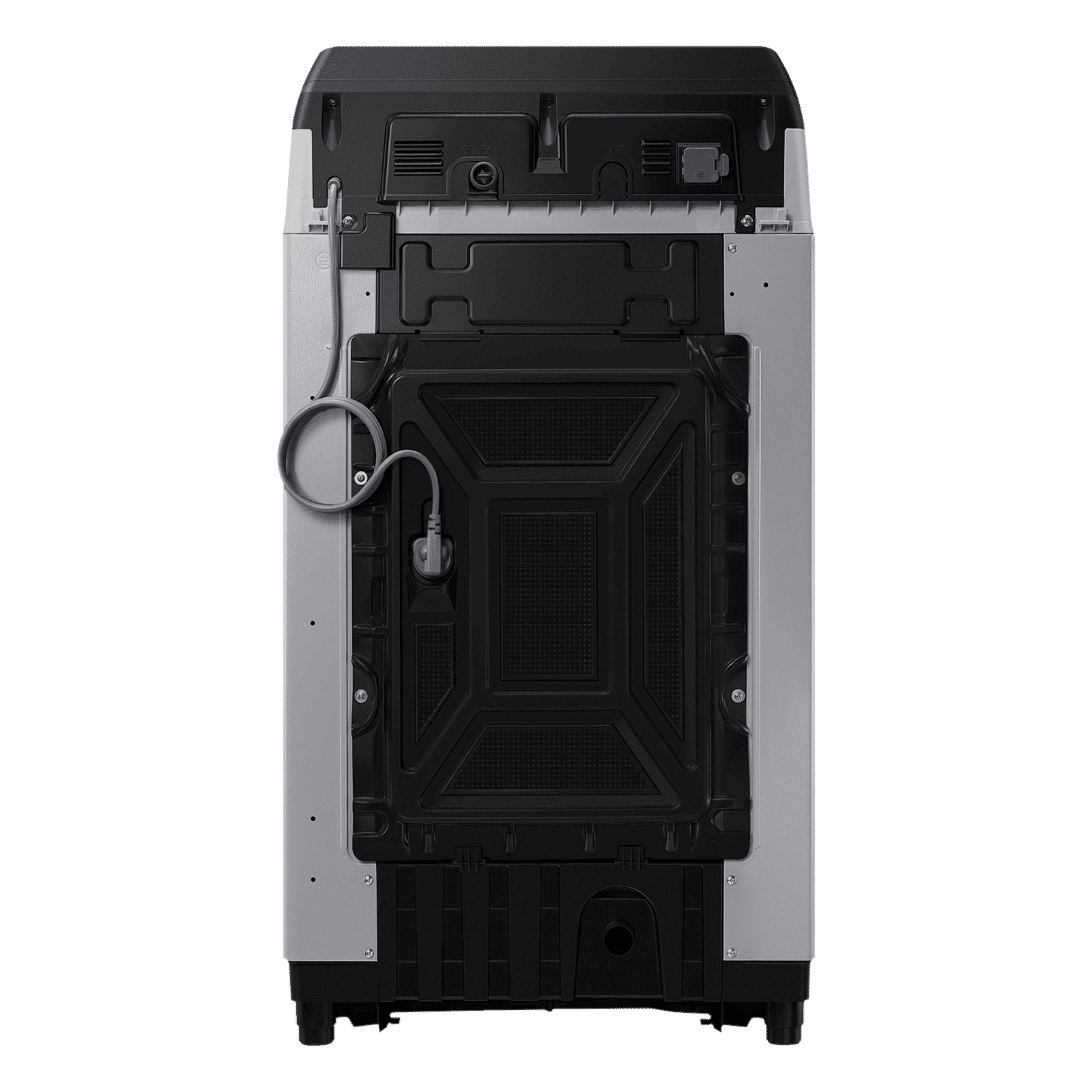 SAMSUNG 8 Kg 5 Star Inverter Fully Automatic Top Load Washing Machine (WA80BG4441BGTL, Diamond Drum, Light Grey)