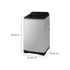 SAMSUNG 8 Kg 5 Star Inverter Fully Automatic Top Load Washing Machine (WA80BG4545BYTL, Ecobubble Technology, Lavender Grey)