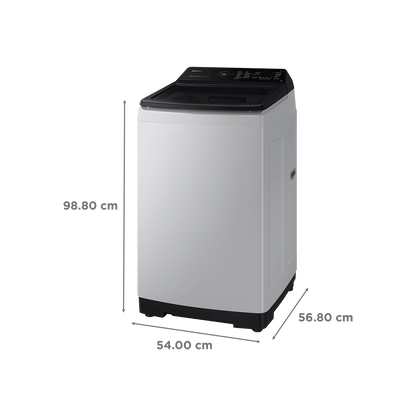 SAMSUNG 7 Kg 5 Star Wi-Fi Inverter Fully Automatic Top Load Washing Machine (WA70BG4582BYTL, Ecobubble Technology, Lavender Grey)