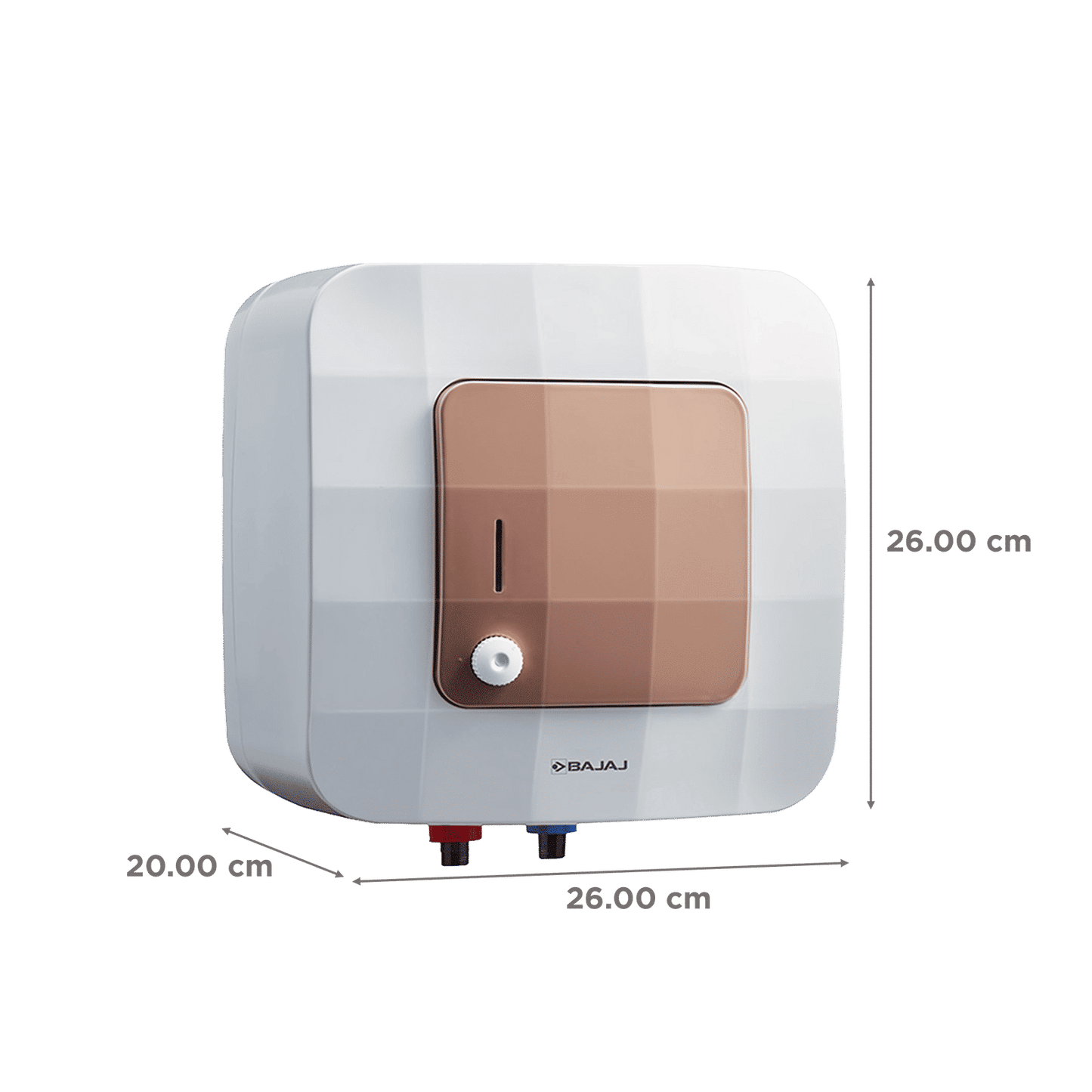 BAJAJ Maestro 10 Liters 5 Star Vertical Storage Water Heater with Copper Heating Element (White & Beige)