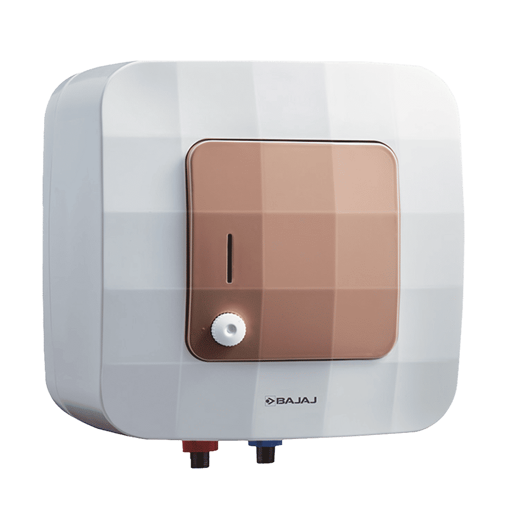 BAJAJ Maestro 10 Liters 5 Star Vertical Storage Water Heater with Copper Heating Element (White & Beige)