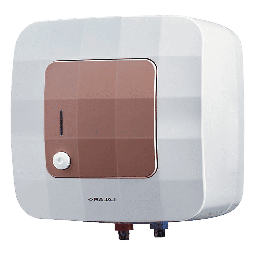BAJAJ Maestro 10 Liters 5 Star Vertical Storage Water Heater with Copper Heating Element (White & Beige)