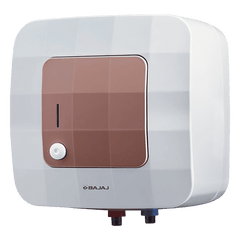 BAJAJ Maestro 10 Liters 5 Star Vertical Storage Water Heater with Copper Heating Element (White & Beige)