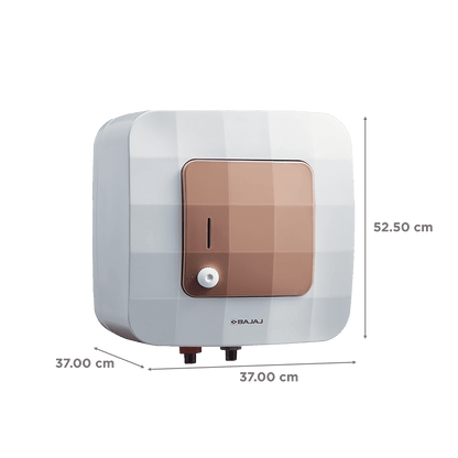 BAJAJ Maestro 25 Liters 5 Star Vertical Storage Water Heater with Copper Heating Element (White & Beige)