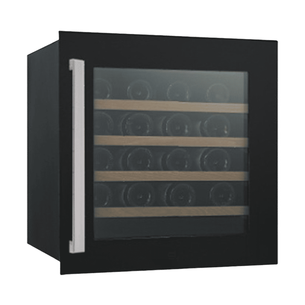 Kaff 92 Litres 36 Bottles Wine Cooler (Inner Glass with UV Protection, WC92BI, Black)