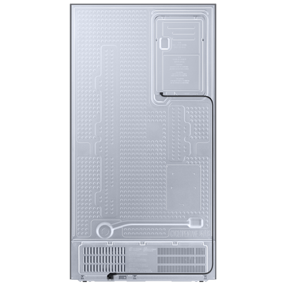 SAMSUNG 653 Litres 3 Star Auto Defrost Side by Side Refrigerator with Twin Cooling Plus (RS76CG8113SLHL, EZ Clean Steel)