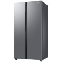 SAMSUNG 653 Litres 3 Star Auto Defrost Side by Side Refrigerator with Twin Cooling Plus (RS76CG8113SLHL, EZ Clean Steel)