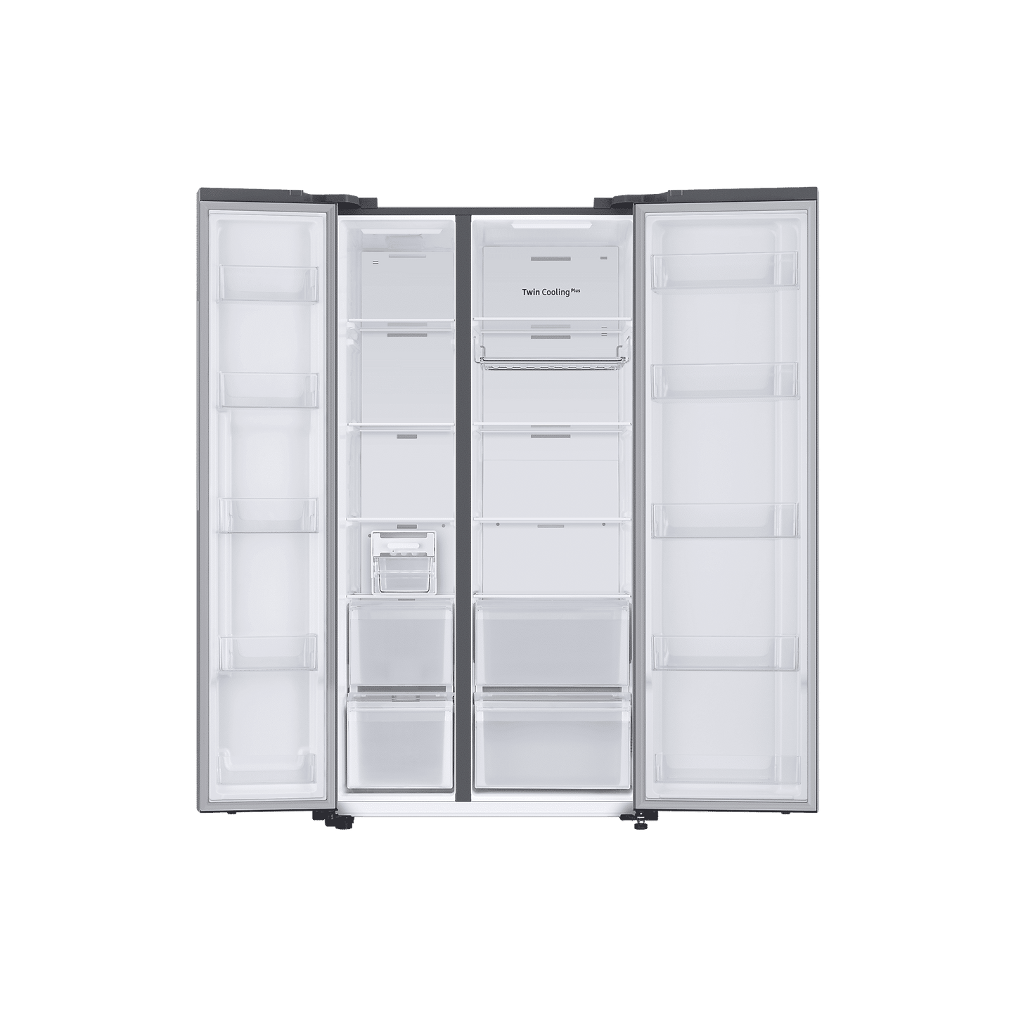 SAMSUNG 653 Litres 3 Star Auto Defrost Side by Side Refrigerator with Twin Cooling Plus (RS76CG8113SLHL, EZ Clean Steel)