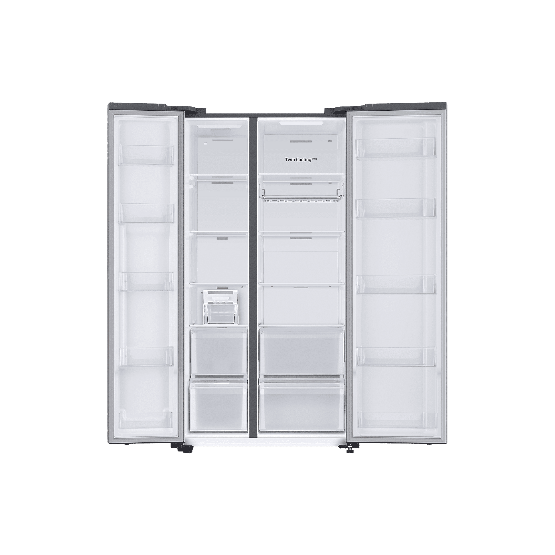 SAMSUNG 653 Litres 3 Star Auto Defrost Side by Side Refrigerator with Twin Cooling Plus (RS76CG8113SLHL, EZ Clean Steel)