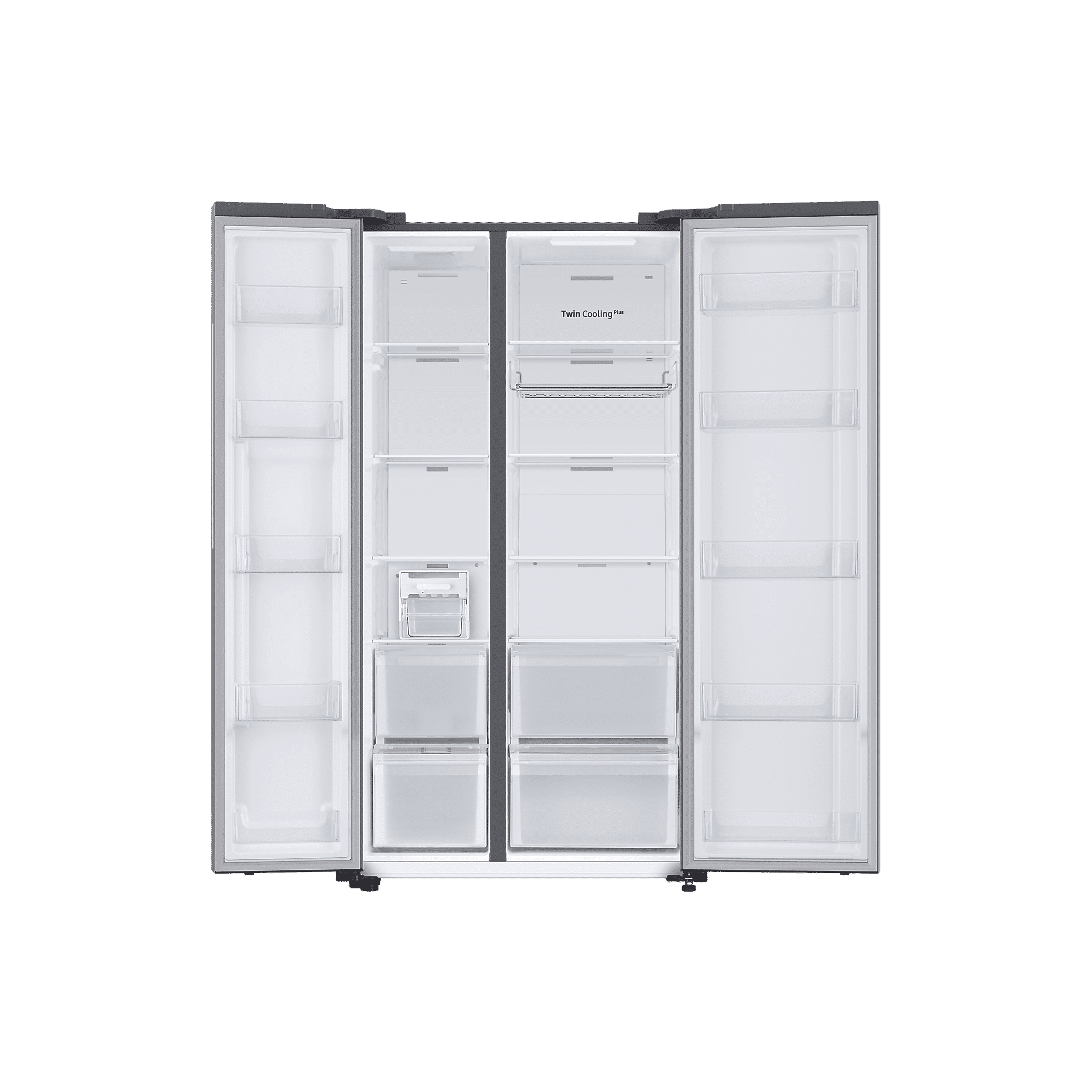 SAMSUNG 653 Litres 3 Star Auto Defrost Side by Side Refrigerator with Twin Cooling Plus (RS76CG8113SLHL, EZ Clean Steel)