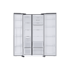 SAMSUNG 653 Litres 3 Star Auto Defrost Side by Side Refrigerator with Twin Cooling Plus (RS76CG8113SLHL, EZ Clean Steel)
