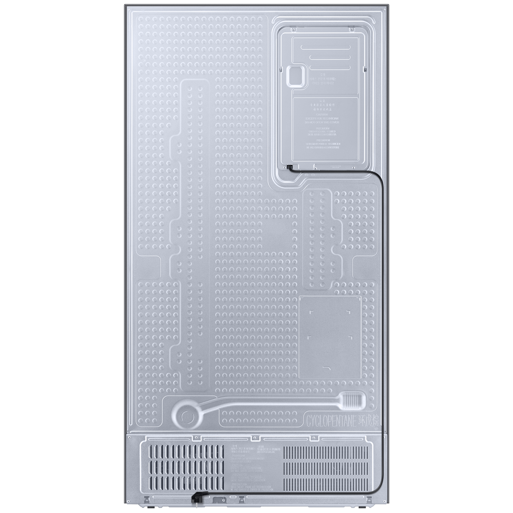 SAMSUNG 653 Litres 3 Star Side by Side Refrigerator with AI Energy Mode (RS76CG8113B1HL, Black DOI)