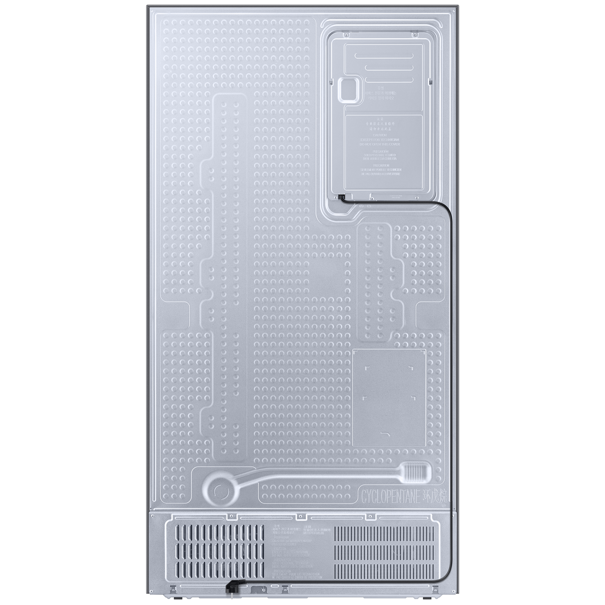 SAMSUNG 653 Litres 3 Star Side by Side Refrigerator with AI Energy Mode (RS76CG8113B1HL, Black DOI)