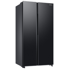 SAMSUNG 653 Litres 3 Star Side by Side Refrigerator with AI Energy Mode (RS76CG8113B1HL, Black DOI)