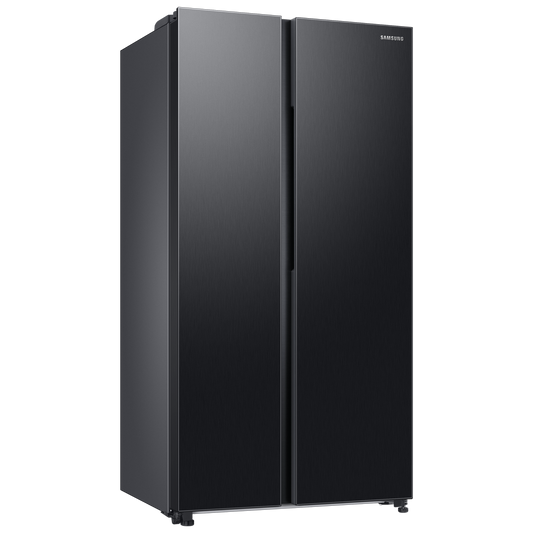 SAMSUNG 653 Litres 3 Star Side by Side Refrigerator with AI Energy Mode (RS76CG8113B1HL, Black DOI)