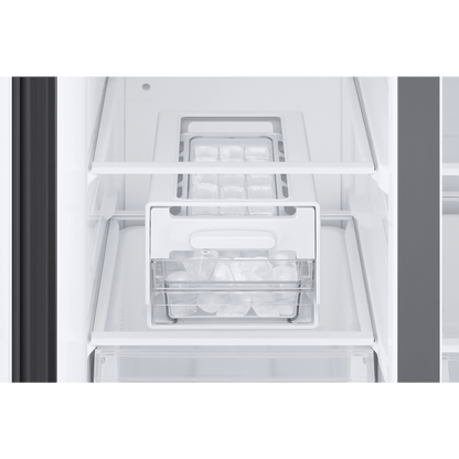 SAMSUNG 653 Litres 3 Star Side by Side Refrigerator with AI Energy Mode (RS76CG8113B1HL, Black DOI)