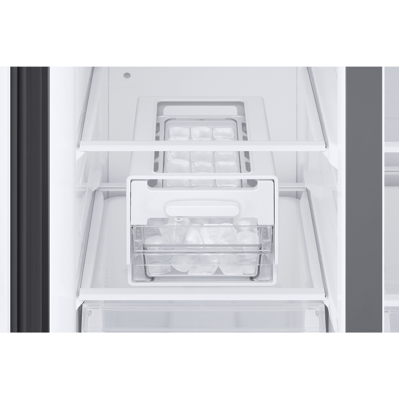 SAMSUNG 653 Litres 3 Star Side by Side Refrigerator with AI Energy Mode (RS76CG8113B1HL, Black DOI)