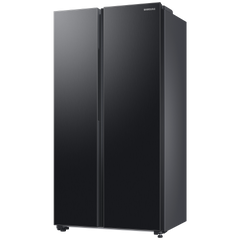 SAMSUNG 653 Litres 3 Star Side by Side Refrigerator with AI Energy Mode (RS76CG8113B1HL, Black DOI)