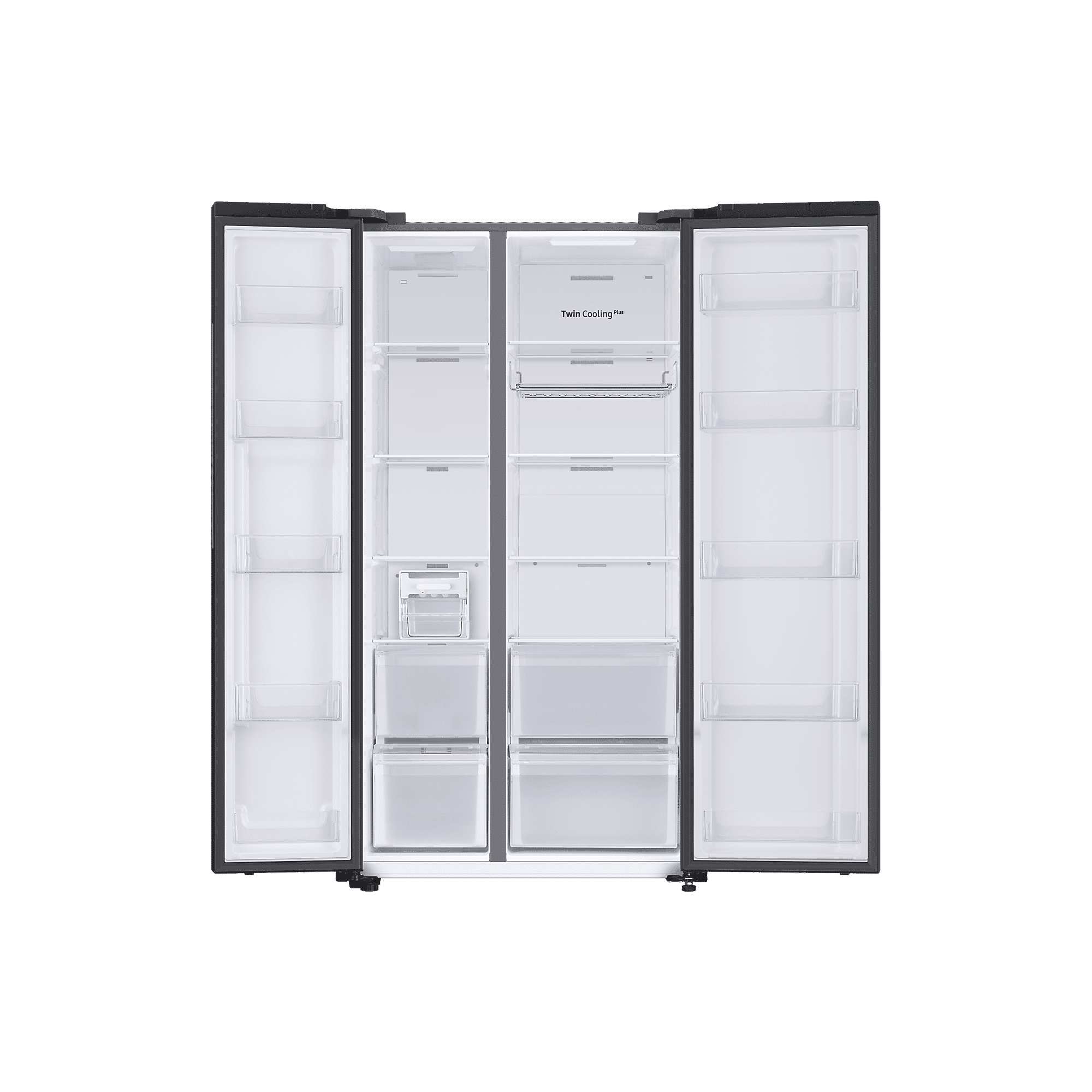 SAMSUNG 653 Litres 3 Star Side by Side Refrigerator with AI Energy Mode (RS76CG8113B1HL, Black DOI)